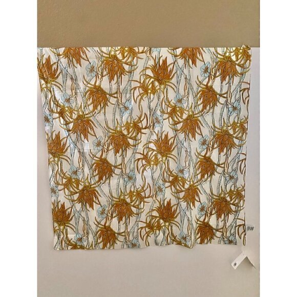 tory burch climbing palms square scarf cotton 36”x36” $228 #144936 - Picture 5 of 11